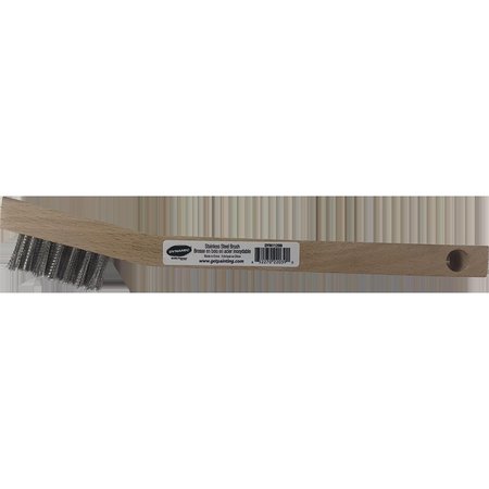 DYNAMIC DYN11299 3 x 7 Rows Stainless Steel Wood Handle Brush 652270220390